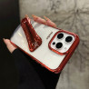 Hailey Lipstick Phone Case for iPhone 15 Pro Max - Transparent Shockproof Hard Shell with Lipstick Holder | 2024 Y2K 3D Aesthetic Design | TikTok Viral Women's Accessory (Bulk Discount)