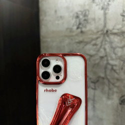 Hailey Lipstick Phone Case for iPhone 15 Pro Max - Transparent Shockproof Hard Shell with Lipstick Holder | 2024 Y2K 3D Aesthetic Design | TikTok Viral Women's Accessory (Bulk Discount)