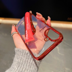 lipstick lipstick women's phone case iPhone16Promax transparent anti-fall three-dimensional Hailey 16ins trendy girl hard shell