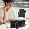 Case For Apple iPhone16e Magnetic Slide Camera Protection Cover 360 Rotate Kickstand Armor Ring Funda Capa