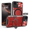 Case For Apple iPhone16e Magnetic Slide Camera Protection Cover 360 Rotate Kickstand Armor Ring Funda Capa