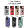 For Apple iPhone 16e Case With Slide Lens Cover Rotating Ring Shockproof Stand Holder Phone Case