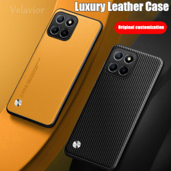 Luxury Case for Honor X8c Silicone Bumper Shockproof Cover, Full Camera Protection Coque, Premium Leather TPU Phone Shell, Anti-Scratch & Anti-Fingerprint Fundas