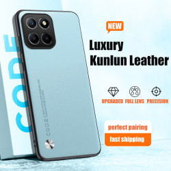 Luxury Case for Honor X8c Silicone Bumper Shockproof Cover, Full Camera Protection Coque, Premium Leather TPU Phone Shell, Anti-Scratch & Anti-Fingerprint Fundas