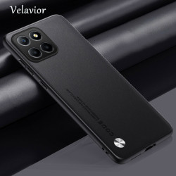Luxury Case for Honor X8c Silicone Bumper Shockproof Cover, Full Camera Protection Coque, Premium Leather TPU Phone Shell, Anti-Scratch & Anti-Fingerprint Fundas