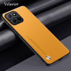 Luxury Case for Honor X8c Silicone Bumper Shockproof Cover, Full Camera Protection Coque, Premium Leather TPU Phone Shell, Anti-Scratch & Anti-Fingerprint Fundas
