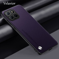 Luxury Case for Honor X8c Silicone Bumper Shockproof Cover, Full Camera Protection Coque, Premium Leather TPU Phone Shell, Anti-Scratch & Anti-Fingerprint Fundas