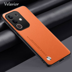 For vivo Y29 4G Racing Case Luxury PU Leather Back Cover Silicone Shockproof Full Protection Phone Y29 4G Racing Fundas