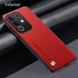 For vivo Y29 4G Racing Case Luxury PU Leather Back Cover Silicone Shockproof Full Protection Phone Y29 4G Racing Fundas