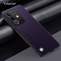 For vivo Y29 4G Racing Case Luxury PU Leather Back Cover Silicone Shockproof Full Protection Phone Y29 4G Racing Fundas