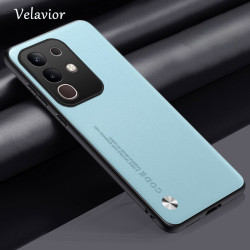 For vivo Y29 4G Racing Case Luxury PU Leather Back Cover Silicone Shockproof Full Protection Phone Y29 4G Racing Fundas