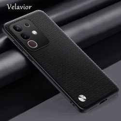 For vivo Y29 4G Racing Case Luxury PU Leather Back Cover Silicone Shockproof Full Protection Phone Y29 4G Racing Fundas