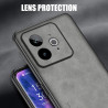 Protective Case For Realme GT7 Pro Racing Luxury Matte Leather Back Cover Coque Protection Back Fundas