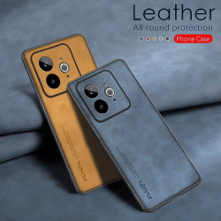 Protective Case For Realme GT7 Pro Racing Luxury Matte Leather Back Cover Coque Protection Back Fundas