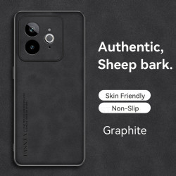 Protective Case For Realme GT7 Pro Racing Luxury Matte Leather Back Cover Coque Protection Back Fundas