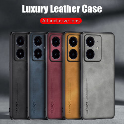 Protective Case For Realme Neo7 SE Luxury Matte Leather Back Cover Coque Protection Back Fundas