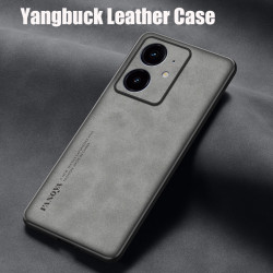 Protective Case For Realme Neo7 SE Luxury Matte Leather Back Cover Coque Protection Back Fundas
