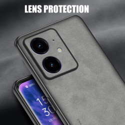 Protective Case For Realme Neo7 SE Luxury Matte Leather Back Cover Coque Protection Back Fundas