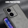 Protective Case For Realme Neo7 SE Luxury Matte Leather Back Cover Coque Protection Back Fundas