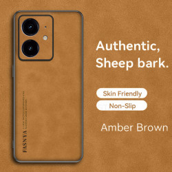 Protective Case For Realme Neo7 SE Luxury Matte Leather Back Cover Coque Protection Back Fundas