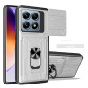 For Xiaomi 14T 5G Case With Slide Lens Cover Rotating Ring Shockproof Stand Holder Phone Case