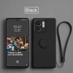 Case for Motorola Edge 40 Invisible Bracket Stand Ring Holder Cover Liquid Silicone Soft Shell for Motorola Edge 40 Case Back