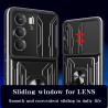 For Realme C75 4G Case With Slide Lens Cover Rotating Ring Shockproof Stand Holder Phone Case