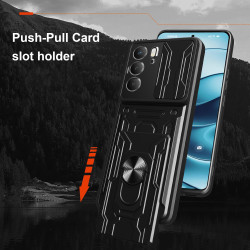 For Realme C75 4G Case With Slide Lens Cover Rotating Ring Shockproof Stand Holder Phone Case