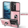 For Realme C75 4G Case With Slide Lens Cover Rotating Ring Shockproof Stand Holder Phone Case