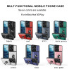 For Infinix Hot 30 Play Case With Slide Lens Cover Rotating Ring Shockproof Stand Holder Phone Case