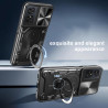 Case For TCL 50 SE Magnetic Slide Camera Protection TCL 50 SE Cover 360 Rotate Kickstand Armor Ring Funda Capa