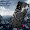 Case For TCL 50 SE Magnetic Slide Camera Protection TCL 50 SE Cover 360 Rotate Kickstand Armor Ring Funda Capa
