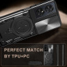 Case For TCL 50 SE Magnetic Slide Camera Protection TCL 50 SE Cover 360 Rotate Kickstand Armor Ring Funda Capa