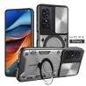 Case For TCL 50 SE Magnetic Slide Camera Protection TCL 50 SE Cover 360 Rotate Kickstand Armor Ring Funda Capa