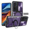 Case For TCL 50 SE Magnetic Slide Camera Protection TCL 50 SE Cover 360 Rotate Kickstand Armor Ring Funda Capa
