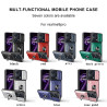 For realme 9pro Case With Slide Lens Cover Rotating Ring Shockproof Stand Holder Phone Case