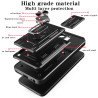 For realme 9pro Case With Slide Lens Cover Rotating Ring Shockproof Stand Holder Phone Case