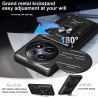 For Realme 12 5G Case With Slide Lens Cover Rotating Ring Shockproof Stand Holder Phone Case