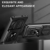 For Realme 12 5G Case With Slide Lens Cover Rotating Ring Shockproof Stand Holder Phone Case