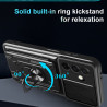 For Samsung Galaxy A26 Case With Slide Lens Cover Rotating Ring Shockproof Stand Holder Phone Case
