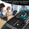 For Samsung Galaxy A26 Case With Slide Lens Cover Rotating Ring Shockproof Stand Holder Phone Case