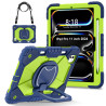Case for iPad Pro 11inch 2024 Case Safe Silicon + PC Shoulder Strap Shockproof Stand Tablet Cover Handle Stand Rugged Funda