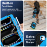 Case for iPad Pro 11inch 2024 Case Safe Silicon + PC Shoulder Strap Shockproof Stand Tablet Cover Handle Stand Rugged Funda