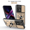 For Huawei nova 13 5G Case With Slide Lens Cover Rotating Ring Shockproof Stand Holder Phone Case for nova 13 5G