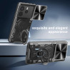 Case For Redmi note14 4G Magnetic Slide Camera Protection note14 4G Cover 360 Rotate Kickstand Armor Ring Funda Capa