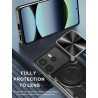 Case For Redmi note14 4G Magnetic Slide Camera Protection note14 4G Cover 360 Rotate Kickstand Armor Ring Funda Capa