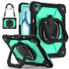 Case for iPad Air 13 inch 2024 Case Safe Silicon + PC Shoulder Strap Shockproof Stand Tablet Cover Handle Stand Rugged Funda