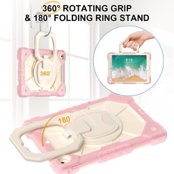 Case for iPad Pro 9.7 5th 6th Case Safe Silicon + PC Shoulder Strap Shockproof Stand Tablet Cover Handle Stand Rugged Funda