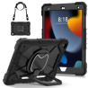 Case for iPad 10.2 7th 8th 9th Case Safe Silicon + PC Shoulder Strap Shockproof Stand Tablet Cover Handle Stand Rugged Funda