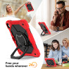 Case for iPad 10th 10.9 2022 Case Safe Silicon + PC Shoulder Strap Shockproof Stand Tablet Cover Handle Stand Rugged Funda